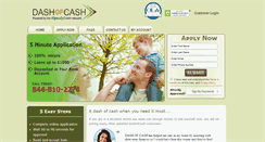 Desktop Screenshot of dashofcash.com